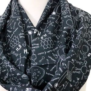 Science Lab Scarf Infinity Chemistry Nerdy Geeky